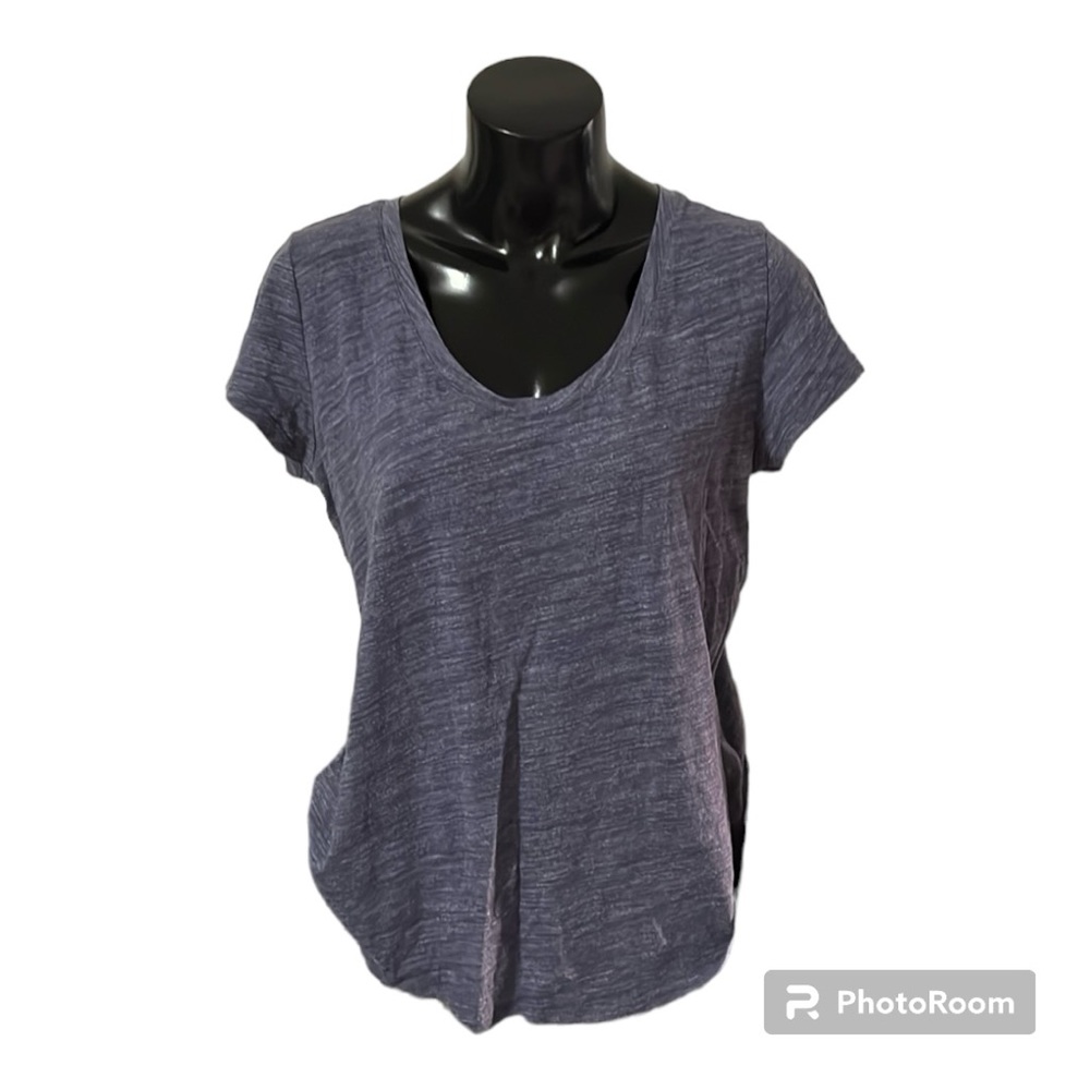 Short Sleeve T•Shirt | Blue | Denver Hayes | Relaxed Fit | Large